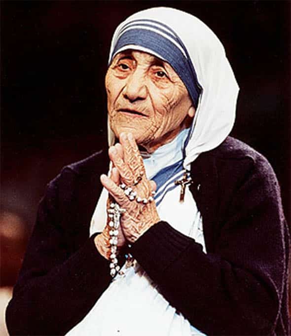 Radhanath Swami and Mother Theresa